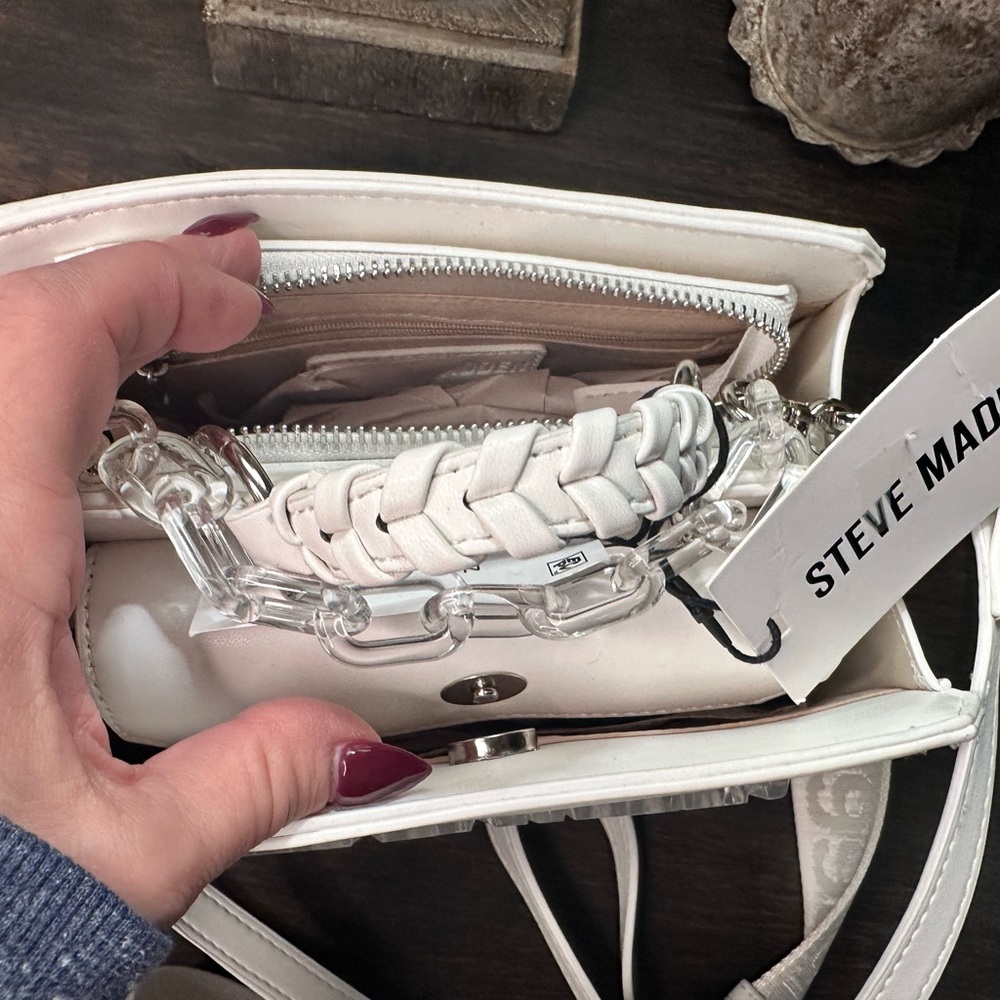 Steve Madden White Crossbody Bag - Picture 8 of 15